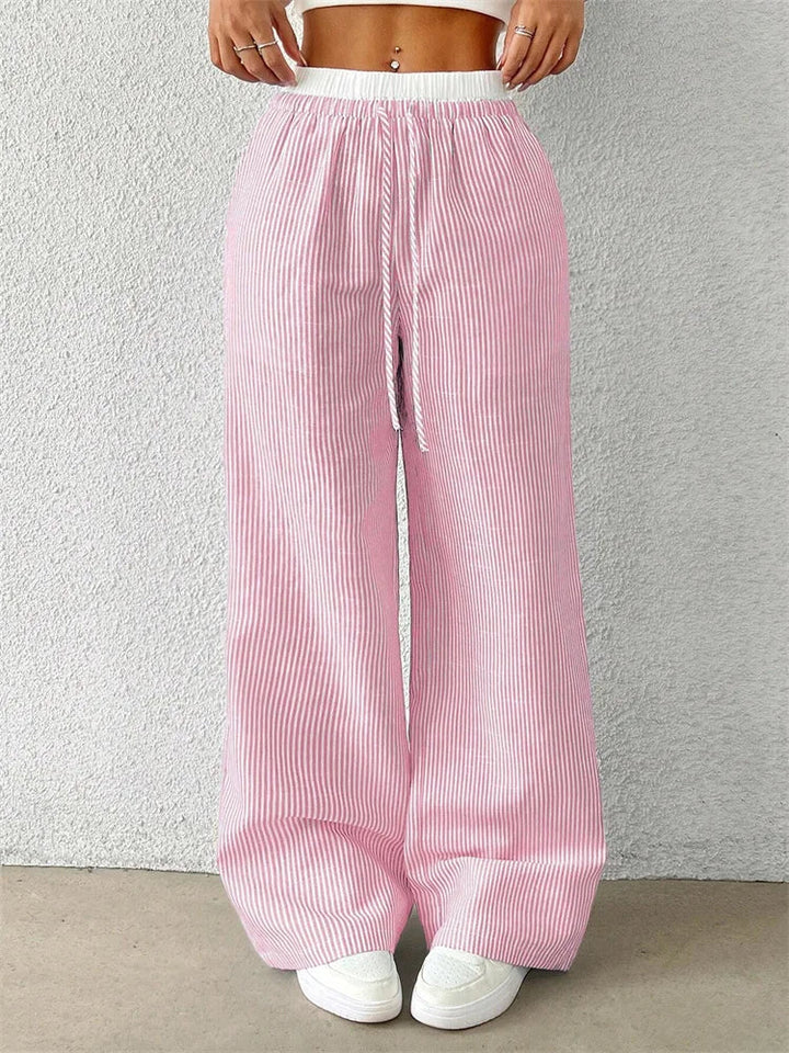 Jane - Casual Striped Pants